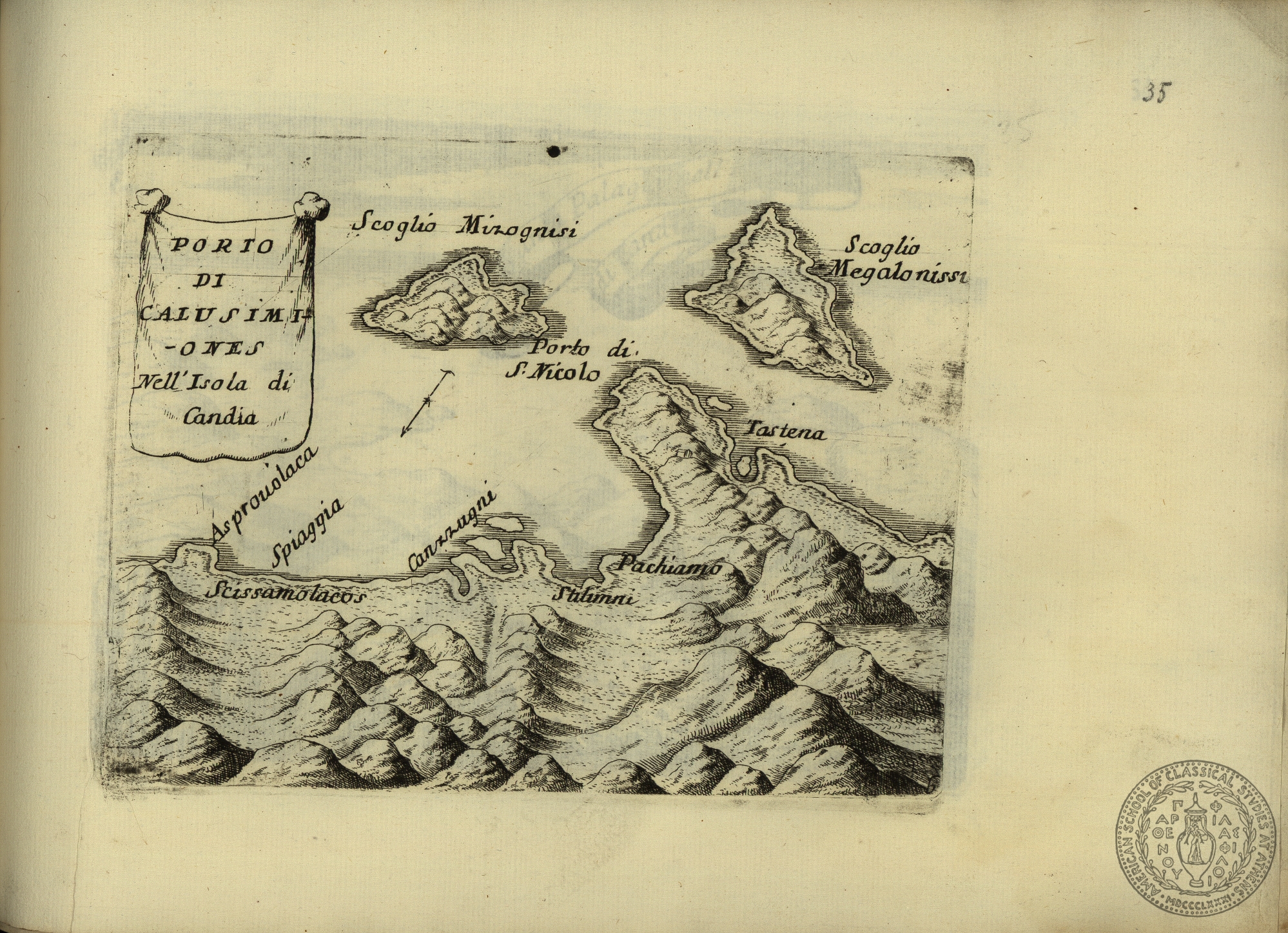 Porto di Calus Limiones nell'isola di Candia